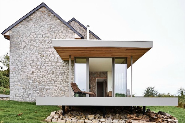 Rustično moderna kuća od kamena