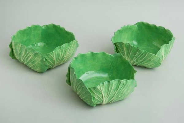 Posuđe u obliku listova salate