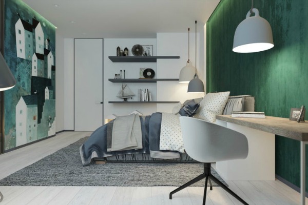 dizajn-moderne-decije-sobe-u-zelenim-nijansama 