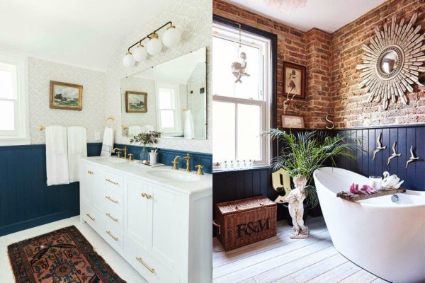 Prelepi i stilski drveni paneli u kupatilima
