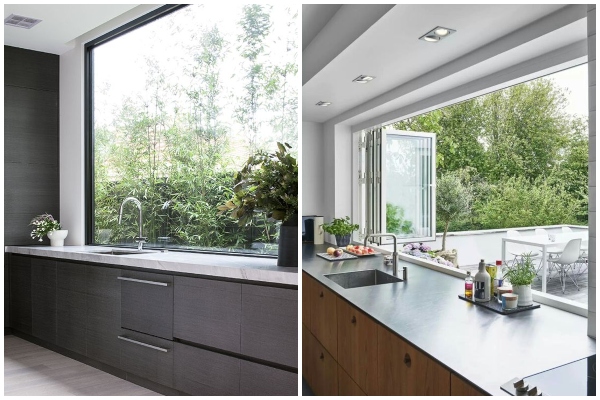 Prednosti i nedostaci kuhinjskih pozadina u vidu prozora
