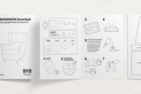 Napravite minijaturnu verziju IKEA doma uz pomoć medenjaka