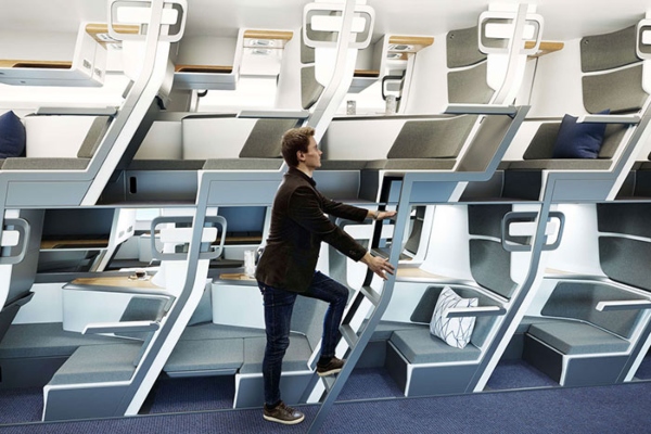 Nov dizajn sedišta u avionu za ekonomsku klasu