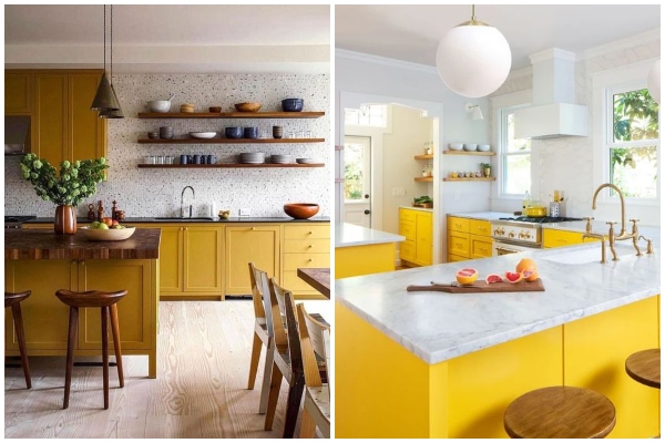 Kuhinje u belo-žutom koloru koje podižu raspoloženje