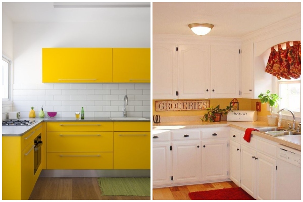 Kuhinje u belo-žutom koloru koje podižu raspoloženje