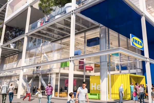 Nova urbana IKEA radnja u Beču će imati zelenu fasadu i neće imati parking