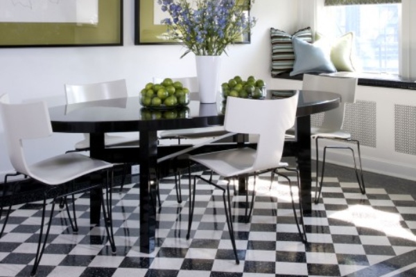 Glam podovi u obliku šahovske table za svaku prostoriju u vašem domu