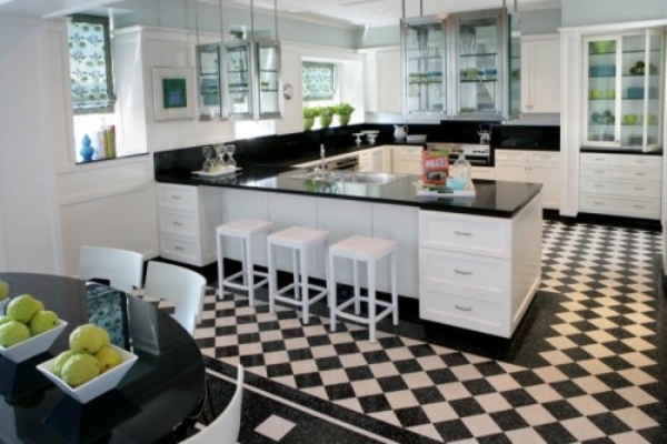 Glam podovi u obliku šahovske table za svaku prostoriju u vašem domu