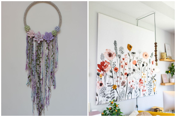 Prolećne DIY dekoracije za zidove