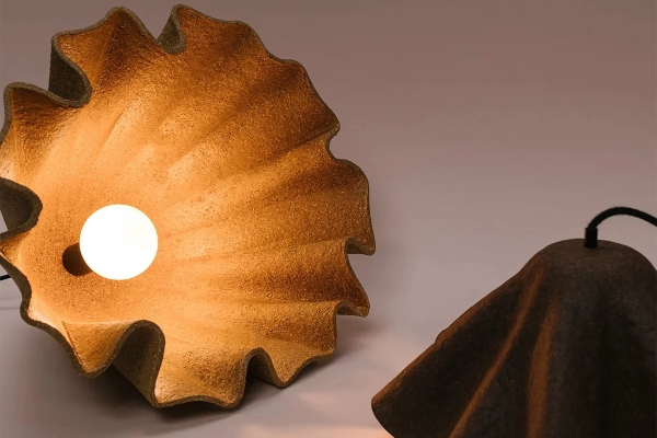 100% održiva lampa napravljena od kafe i pomorandžine kore
