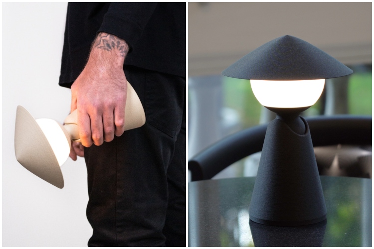Puddy lampa podseća na čoveka sa konusnim šeširom na glavi