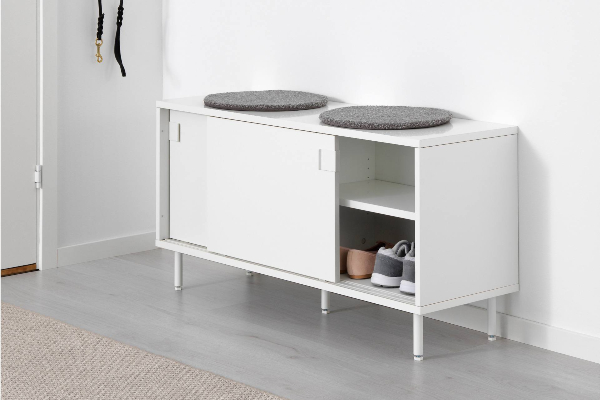 IKEA rešenja za odlaganje u ulaznim prostorima u minimalističkom stilu