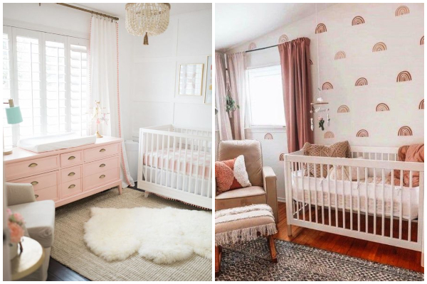 Predivno uređenje sobe za bebu devojčicu