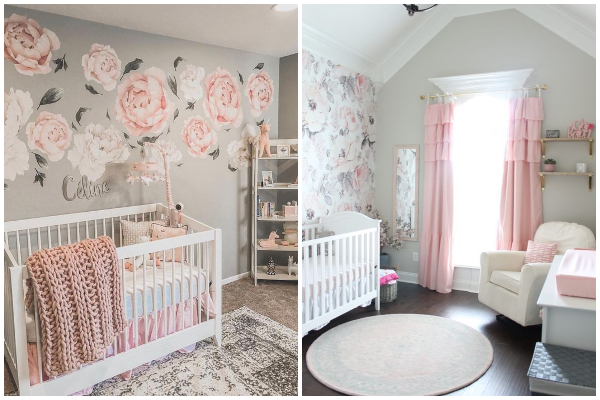 Predivno uređenje sobe za bebu devojčicu