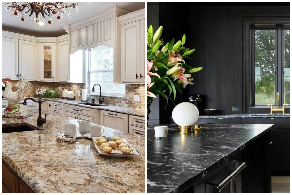Granitne radne površine u kuhinji sa svim svojim prednostima i manama