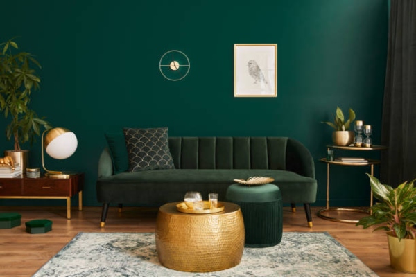 Dnevna soba dizajnirana da leči poručuje: isprobajte zelenu boju još danas!