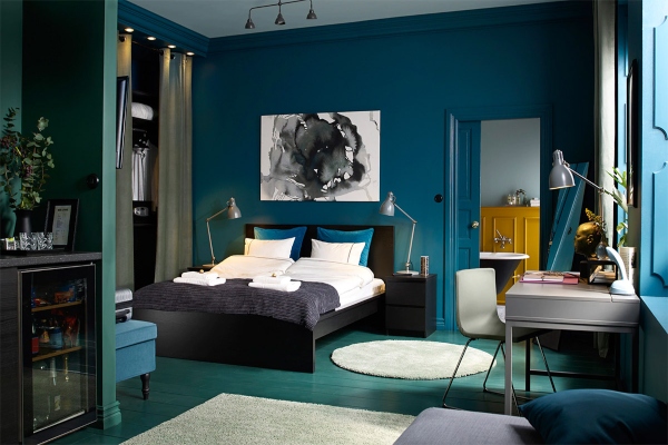 Zašto je plava boja idealna za spavaću sobu?