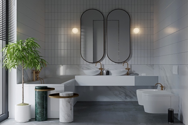 Saveti i ideje za opremanje kupatila u sivoj boji