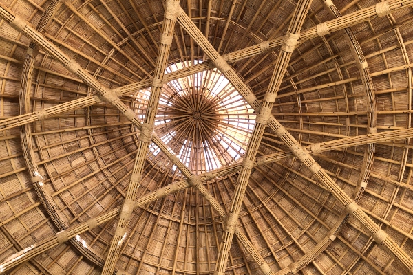 Gradnja za duh i telo: kućice od bambusa stvorene za odmor i meditaciju