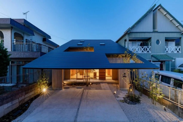Ogroman krov pomaže kući u Japanu da se zaštiti od zemljotresa
