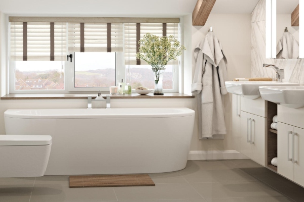 Kupatilo ove jeseni traži ravnotežu osnovnih elemenata & čistih linija