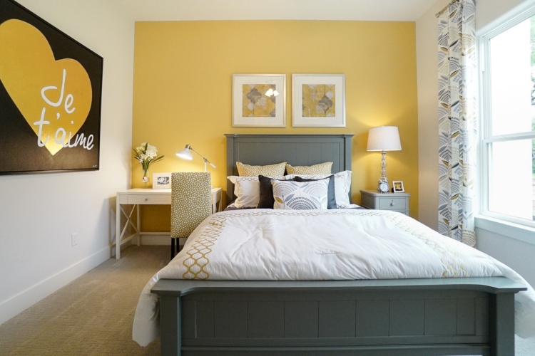 Saveti i ideje za unošenje žute boje u spavaću sobu