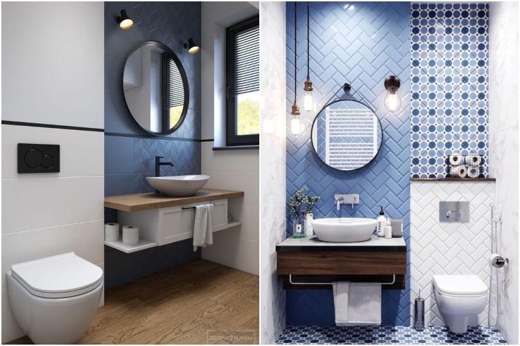  Moderna kupatila u srednje tamnim nijansama plave boje