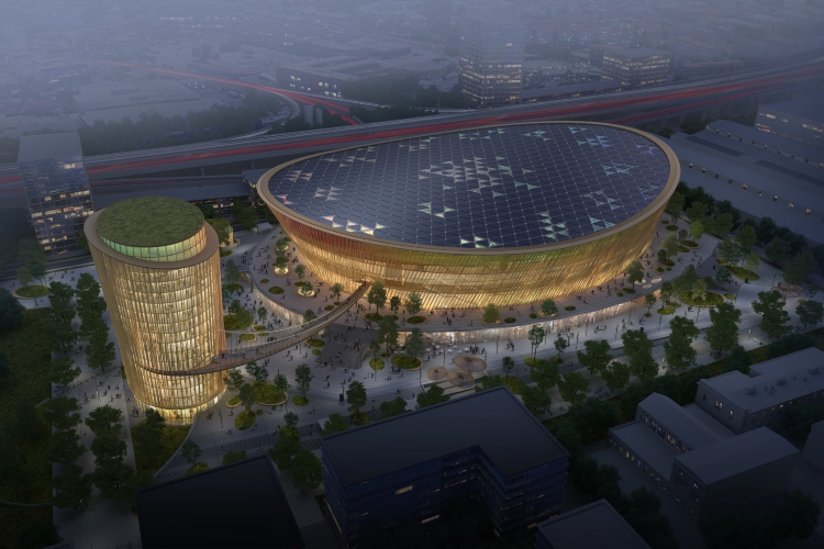  Arena u Beču počiva na želji da se stvori novi održivi orijentir na temu zelene arhitekture