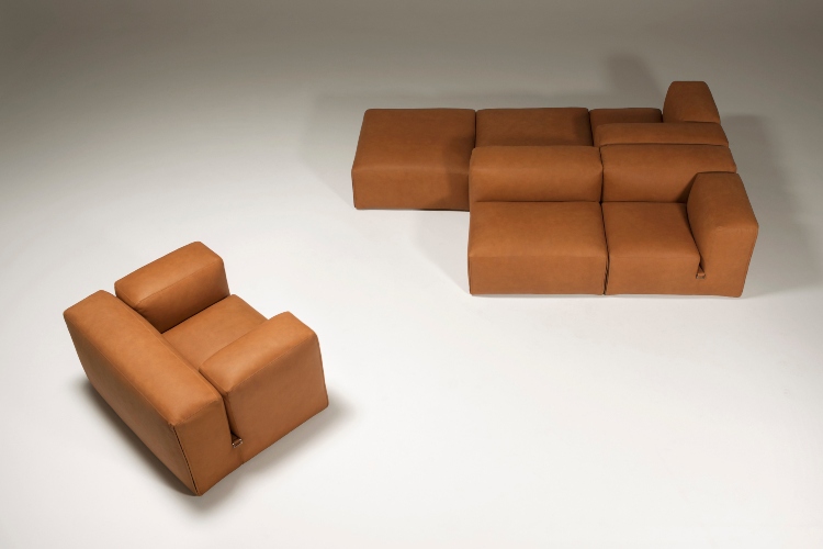  Sofa Le Mura je modularni sistem pogodan za različite kombinacije