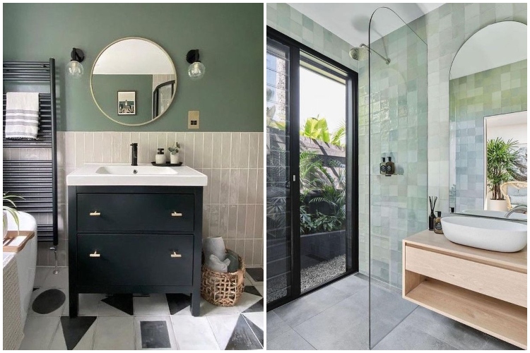  Zeleni zidovi kupatila savršena se slažu sa svim stilovima dekoracije