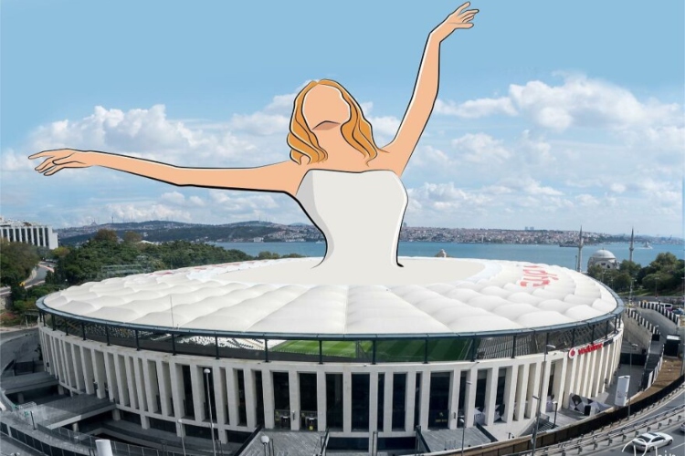  Balerina spaja svoju haljinu sa krovom zgrade zahvaljujući digitalnoj ilustraciji