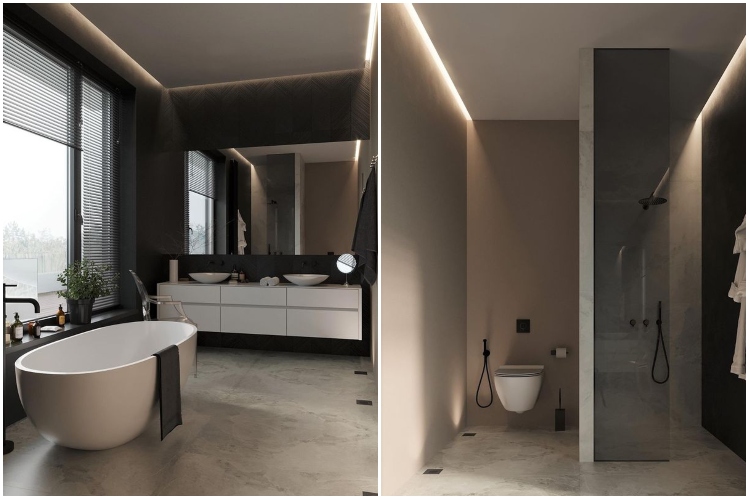  Moderno kupatilo u minimalističkom stilu