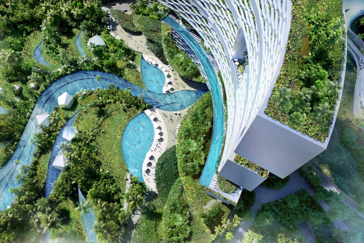 Gradnja kao vizija budućnosti: hoteli sa visećim vrtovima