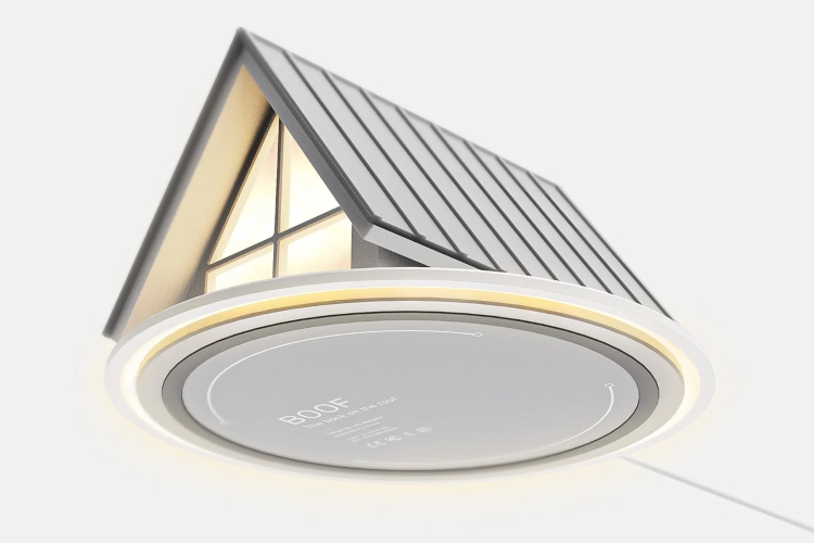 Lampa u obliku kuće ima jednostavan minimalistički dizajn