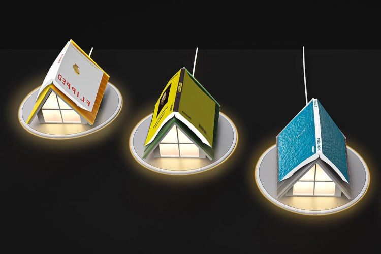 Dizajn lampe u obliku kuće dolazi sa različitim bojama krova
