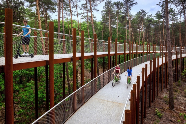  Biciklistička staza u četinarskoj šumi duga je 700 metara