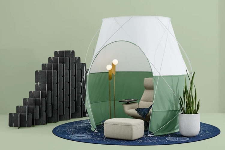  Samostojeći kancelarijski šator je svestran, fleksibilan i dobro osvetljen