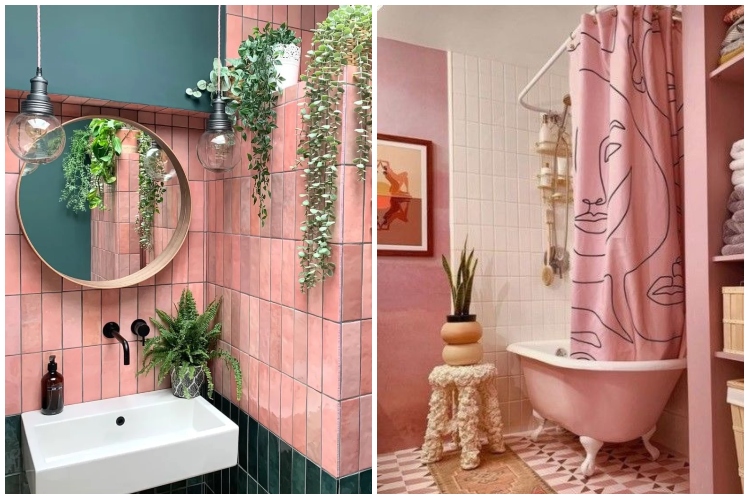  Kupatilo u ružičastim nijansama dajde moderan izgled vašem domu