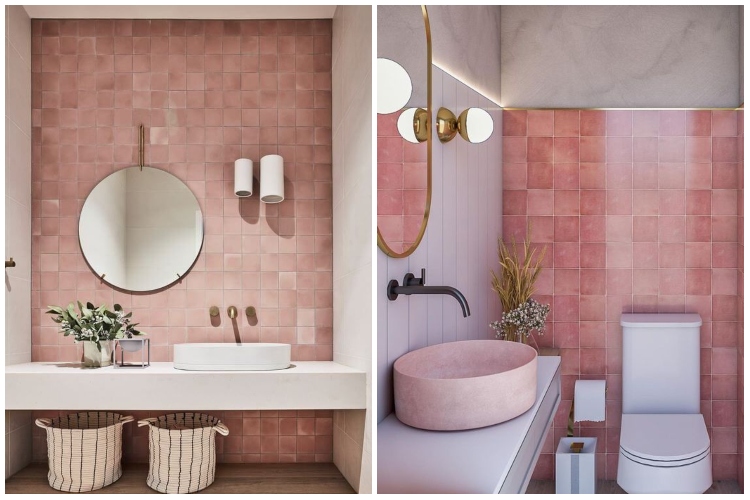  Ružičasta boja pločica načiniće svako kupatilo modernijim i lepšim