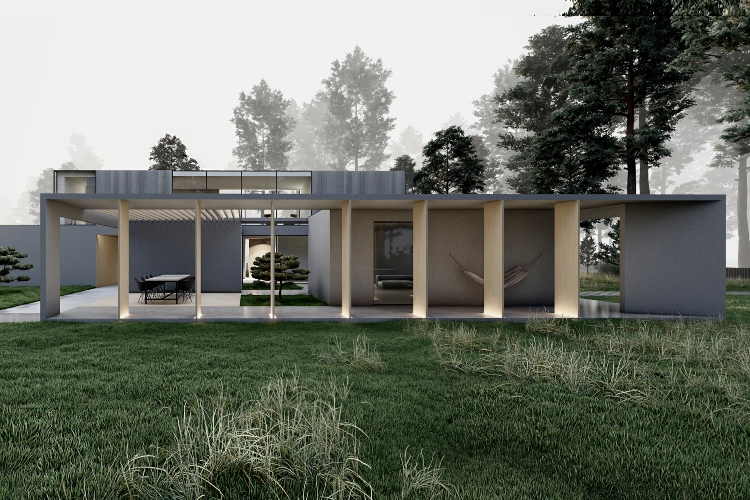  Moderna minimalistička kuća ima geometrijsku formu