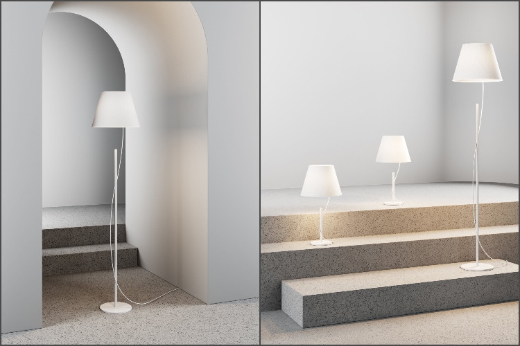  Podna lampa Hover je minimalističko rasvetno telo savršeno za svaki enterijer