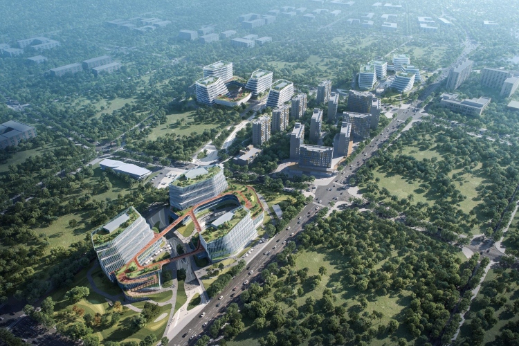  Inovaciju, zelenilo i otvorenost predstavlja strategiju dizajna Peking Collaborative Innovation Park-a