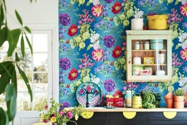 Pravilno dekorisanje cvetnim tapetama