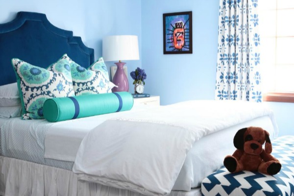 Zadivljujuće spavaće sobe u plavim nijansama