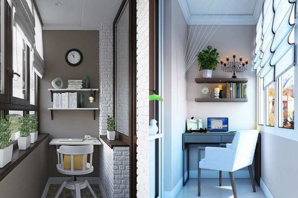 15 fenomenalnih ideja da balkon pretvorite u kućnu kancelariju