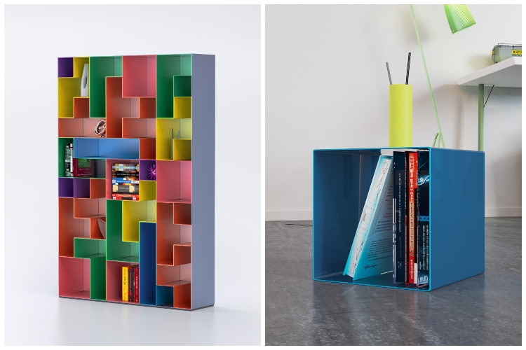 Tetris polica se može kombinovati kako biste udobno smestili svoje knjige i ukrase