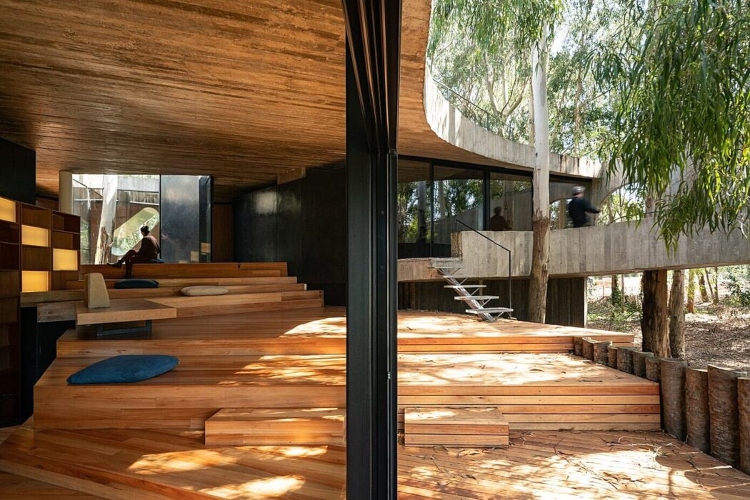 Betonska vila u srcu šume eukaliptusa osvaja svojim jedinstvenim dizajnom