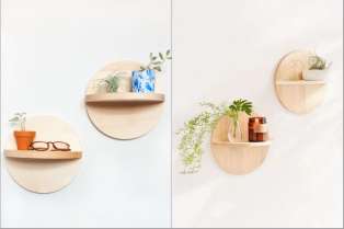 Uradi sam za sat vremena: drvene okrugle police koje će obožavati “minimalisti”