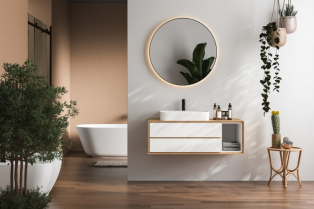 Kupatilo uređeno u skandinavskom stilu može biti i lep i udoban kutak doma