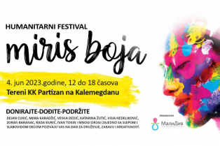 Humanitarni festival MIRIS BOJA – Malo, ali važno svetlo u mraku